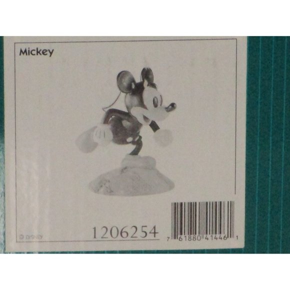 Walt Disney Classics Mickey Mouse On Top of The World Figure Through The Mirror - Picture 6 of 6